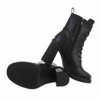 Damen High-Heel Stiefeletten - black