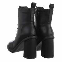 Damen High-Heel Stiefeletten - black