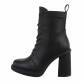 Damen High-Heel Stiefeletten - black Gr. 38