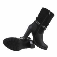 Damen High-Heel Stiefeletten - black