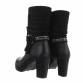 Damen High-Heel Stiefeletten - black