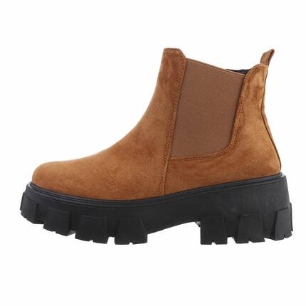 Damen Chelsea Boots - camel Gr. 38