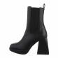 Damen High-Heel Stiefeletten - black Gr. 39