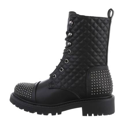 Damen Schnrstiefeletten - black Gr. 36