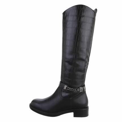 Damen Klassische Stiefel - black Gr. 36