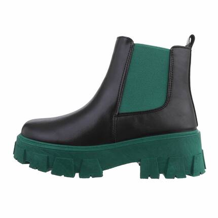 Damen Chelsea Boots - green Gr. 37