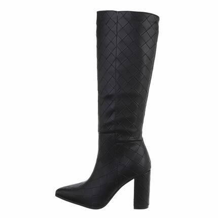 Damen High-Heel Stiefel - black Gr. 36