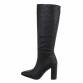 Damen High-Heel Stiefel - black Gr. 37