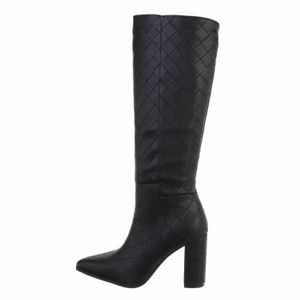 Damen High-Heel Stiefel - black Gr. 38