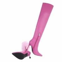 Damen Overknee-Stiefel - pink