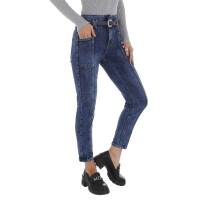 Damen High Waist Jeans von DENIM LIFE - blue