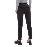 Damen High Waist Jeans von DENIM LIFE - black