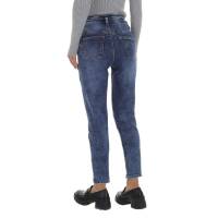 Damen High Waist Jeans von DENIM LIFE - blue