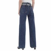 Damen High Waist Jeans von Laulia - blue