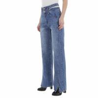 Damen High Waist Jeans von Laulia - blue