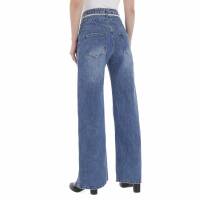 Damen High Waist Jeans von Laulia - blue