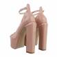 Damen High-Heel Pumps - nude