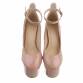 Damen High-Heel Pumps - nude