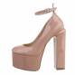 Damen High-Heel Pumps - nude Gr. 39