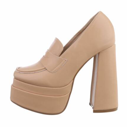 Damen High-Heel Pumps - apricot