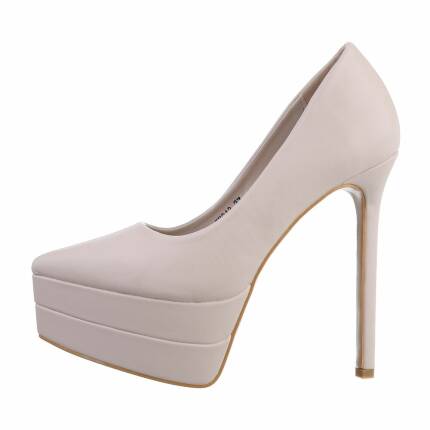 Damen High-Heel Pumps - beige