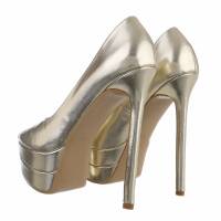 Damen High-Heel Pumps - gold