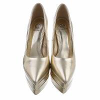 Damen High-Heel Pumps - gold