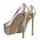 Damen High-Heel Pumps - gold