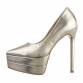 Damen High-Heel Pumps - gold Gr. 37