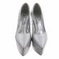 Damen High-Heel Pumps - silver