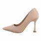 Damen High-Heel Pumps - beige Gr. 40