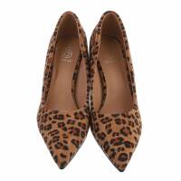 Damen High-Heel Pumps - leopard