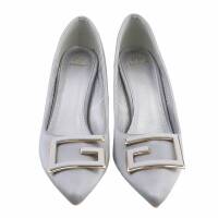 Damen High-Heel Pumps - silver