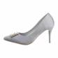 Damen High-Heel Pumps - silver Gr. 37