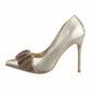 Damen High-Heel Pumps - gold Gr. 36