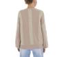 Damen Strickpullover von White ICY Gr. One Size - beige