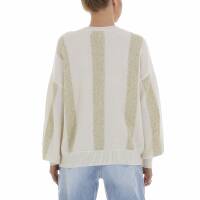 Damen Strickpullover von White ICY Gr. One Size - cream