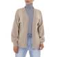 Damen Strickjacke von White ICY Gr. One Size - beige