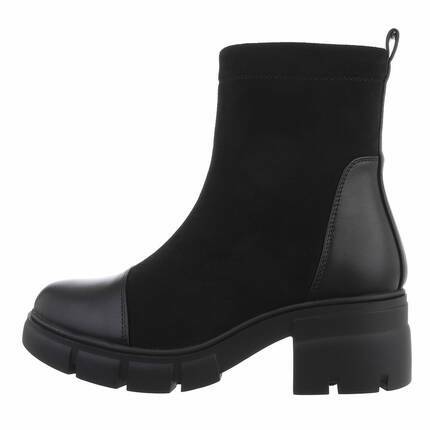 Damen High-Heel Stiefeletten - black Gr. 39