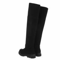 Damen Overknee-Stiefel - black