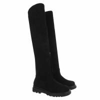 Damen Overknee-Stiefel - black