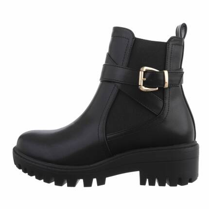 Damen Klassische Stiefeletten - blackpu Gr. 36