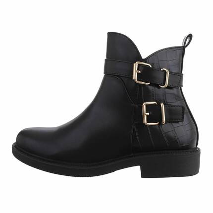 Damen Klassische Stiefeletten - blackpu Gr. 36