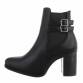 Damen High-Heel Stiefeletten - blackpu Gr. 36