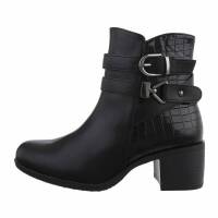 Damen High-Heel Stiefeletten - blackpu