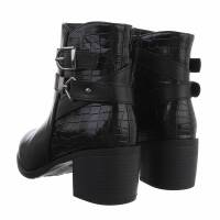 Damen High-Heel Stiefeletten - blackpu