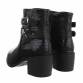 Damen High-Heel Stiefeletten - blackpu