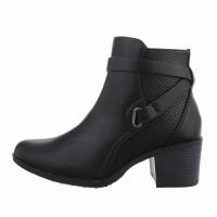 Damen High-Heel Stiefeletten - blackpu