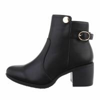 Damen High-Heel Stiefeletten - blackpu