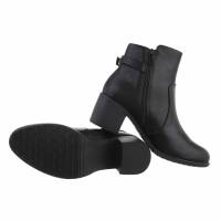 Damen High-Heel Stiefeletten - blackpu